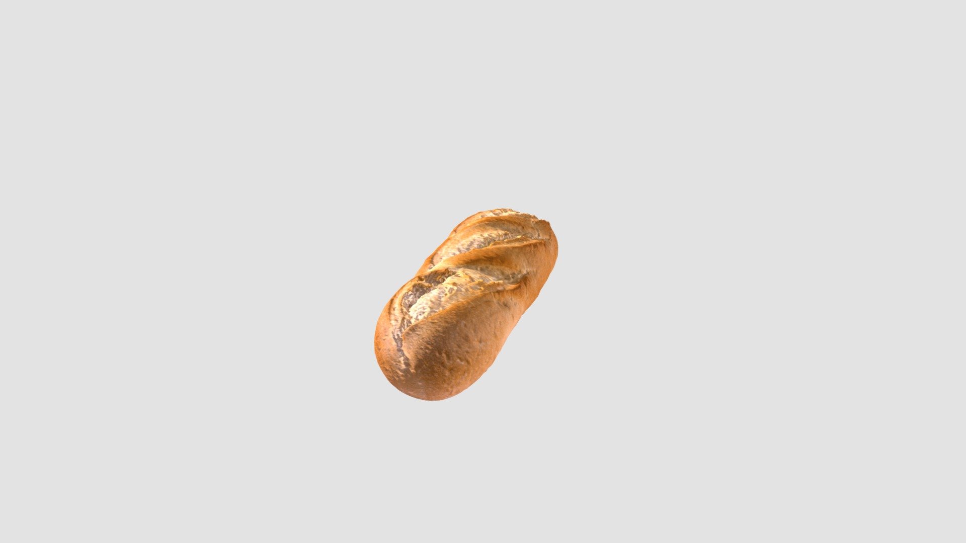 baguette 3d model