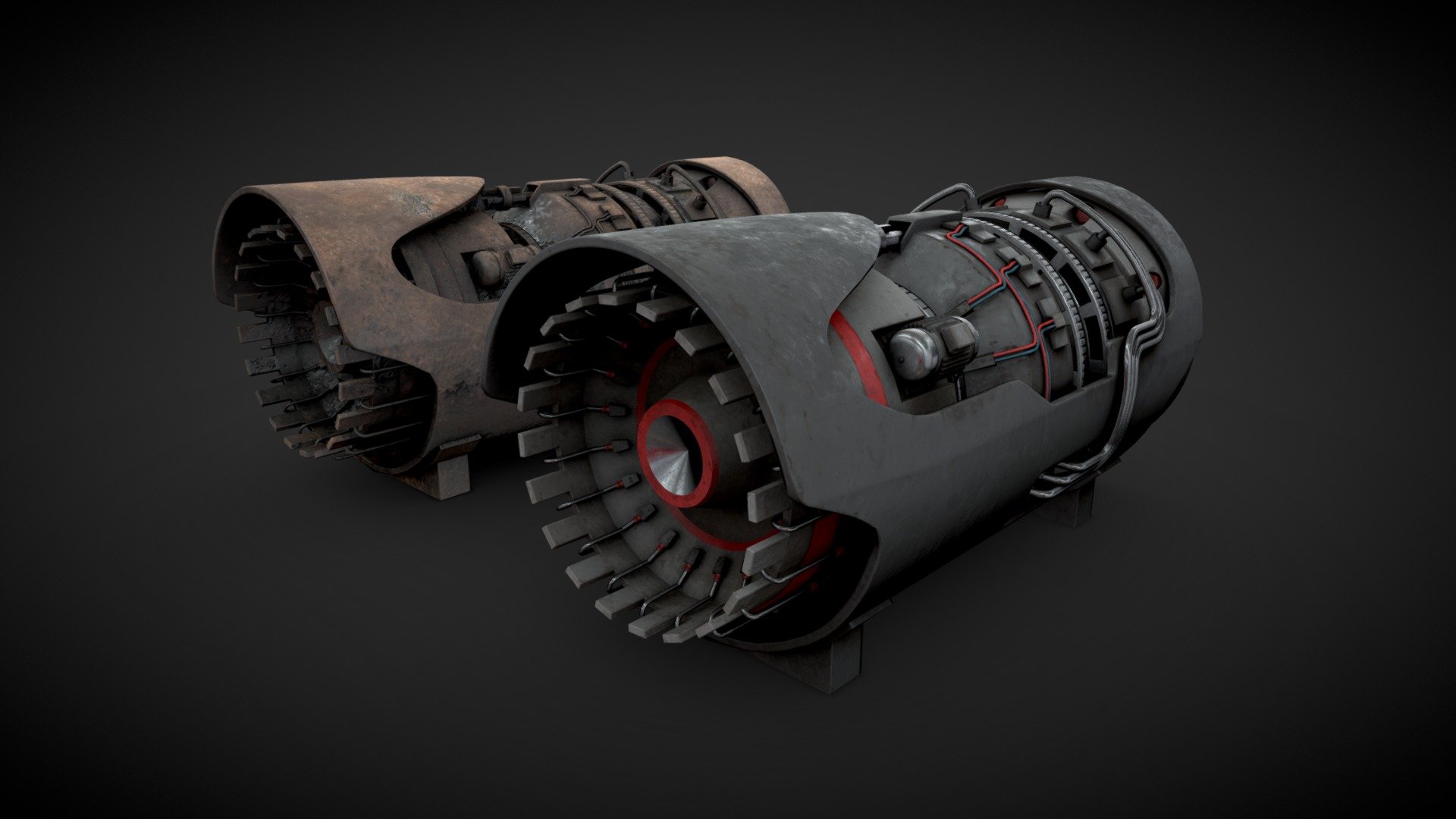 Machinery device 3d model