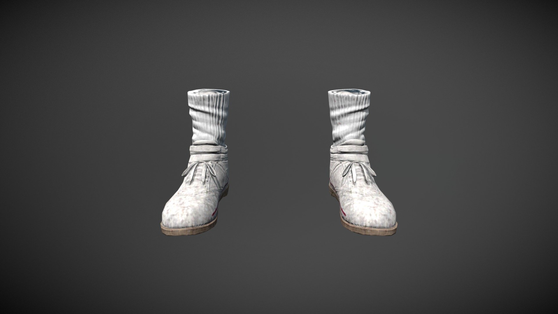 SNEAKERS (WHITE) 3d model