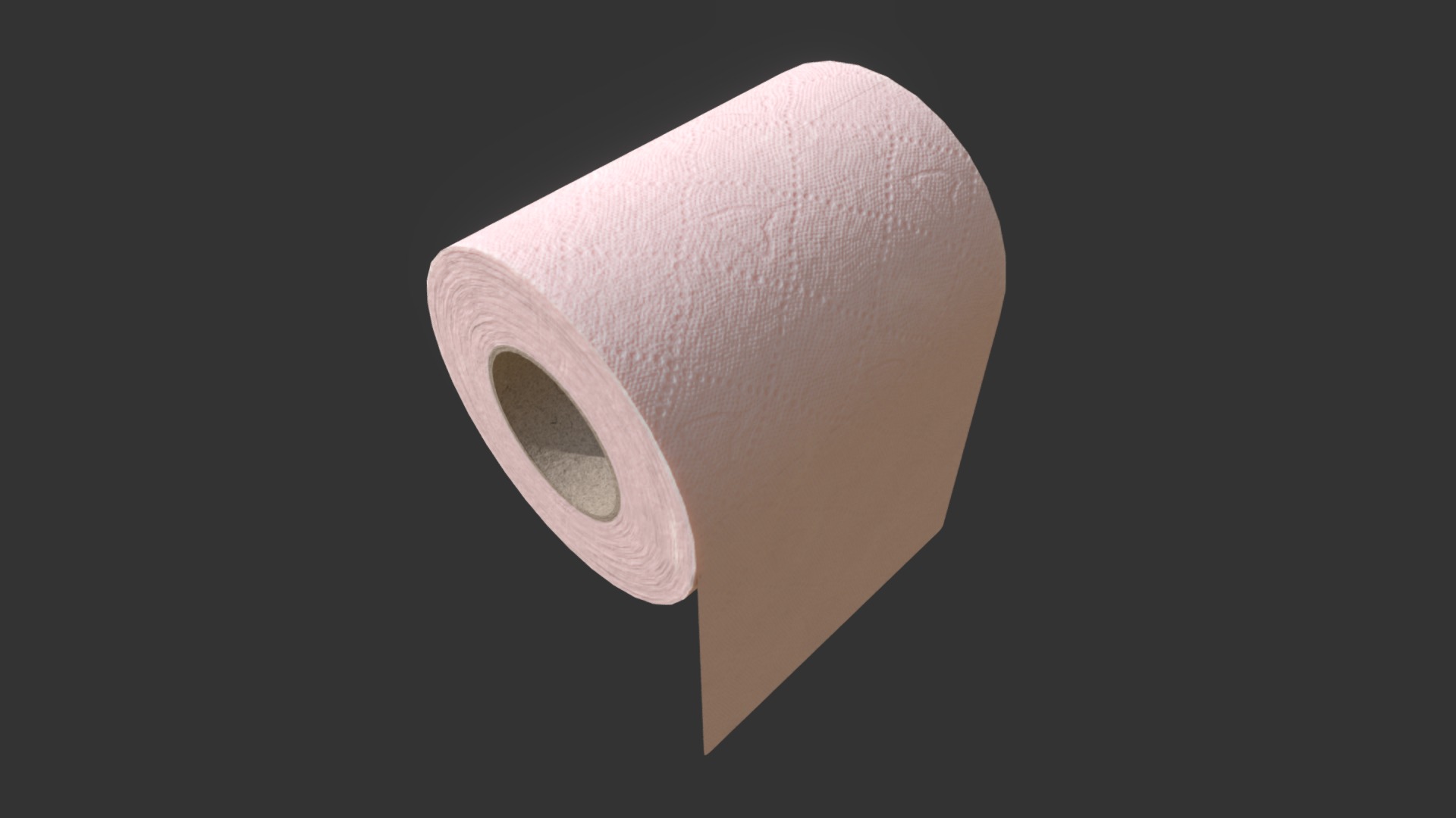 Toilet paper 3d model