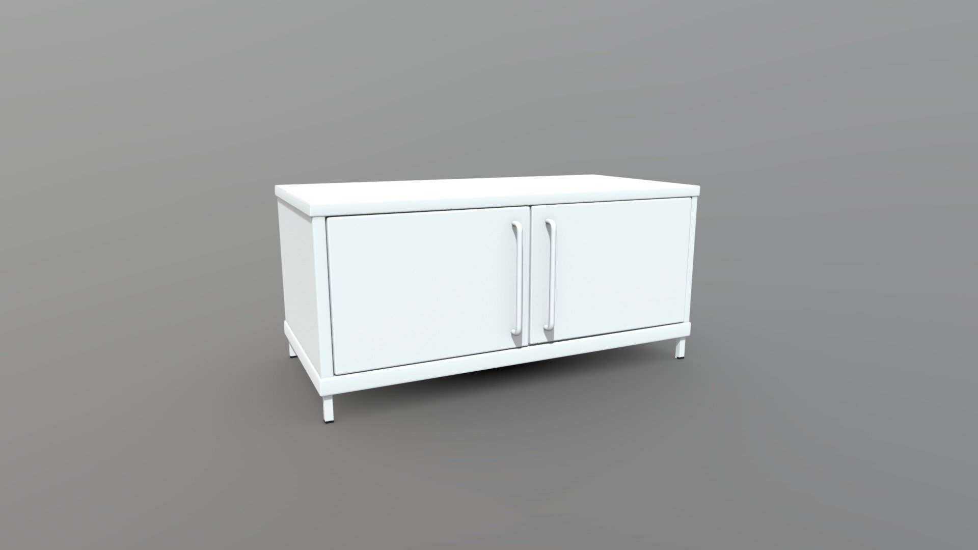 PIDOR cabinet 2 door storage 3d model