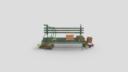 Garden Bench | Game Assets