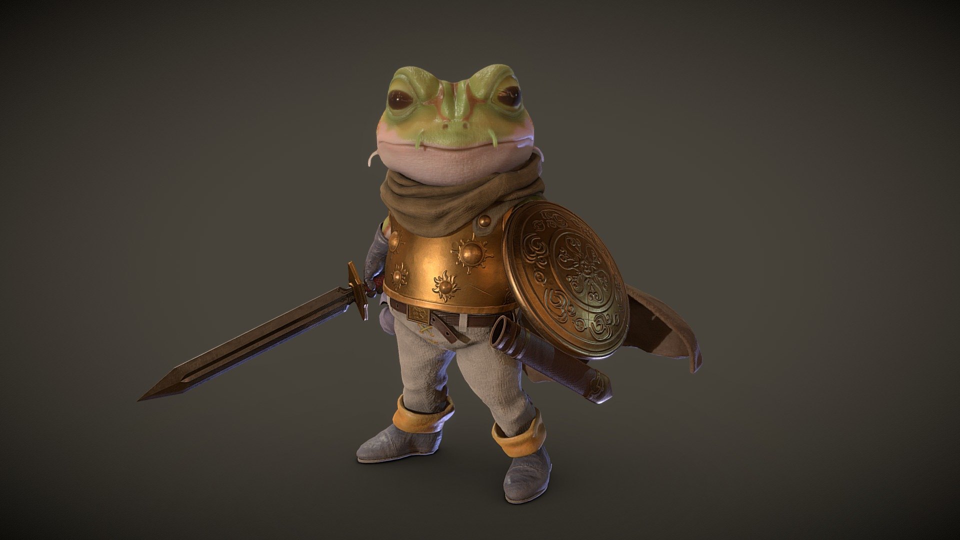 Sir Frog 3d model