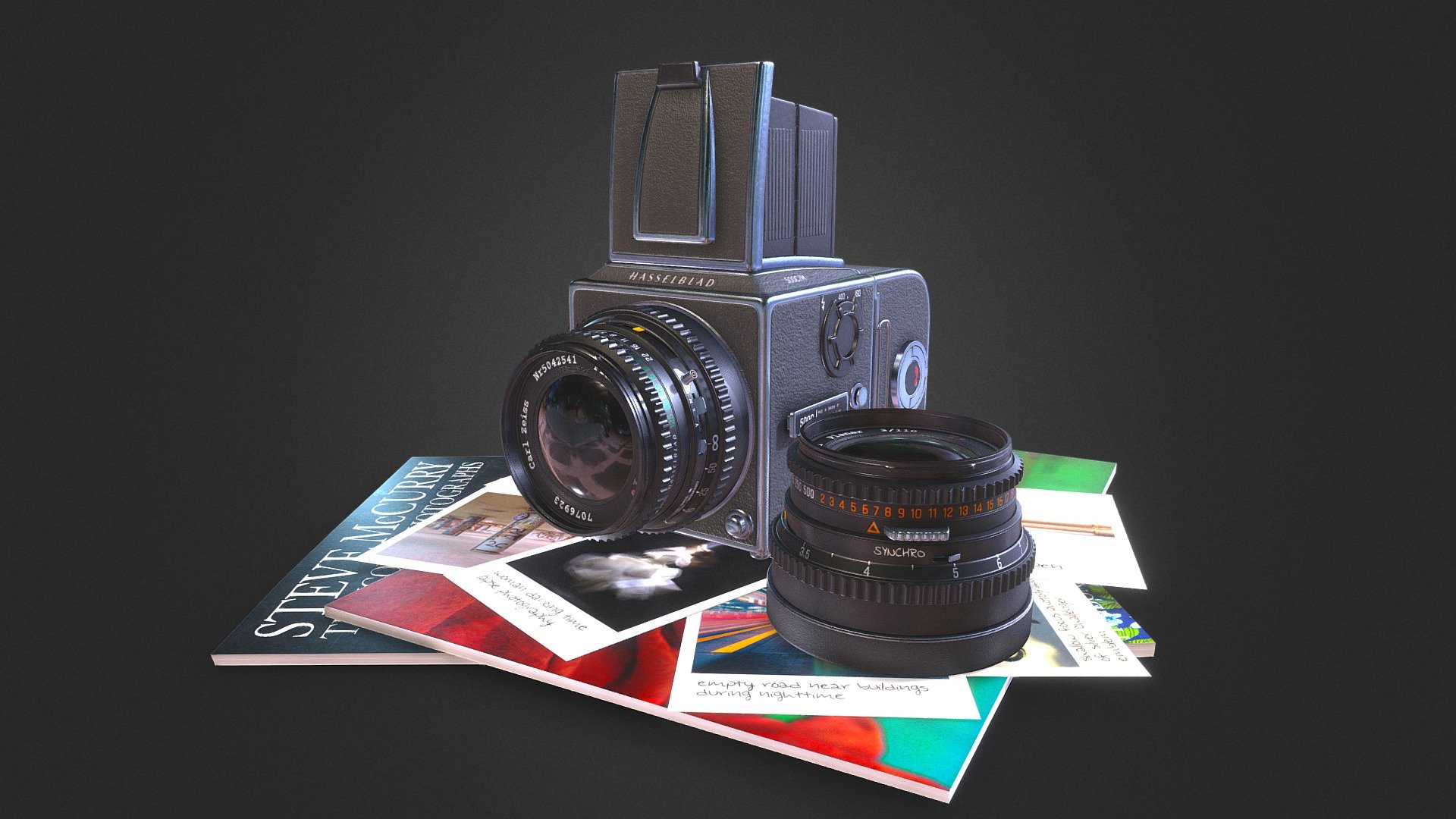 Hasselblad 500C the first camera on the Moon 3d model