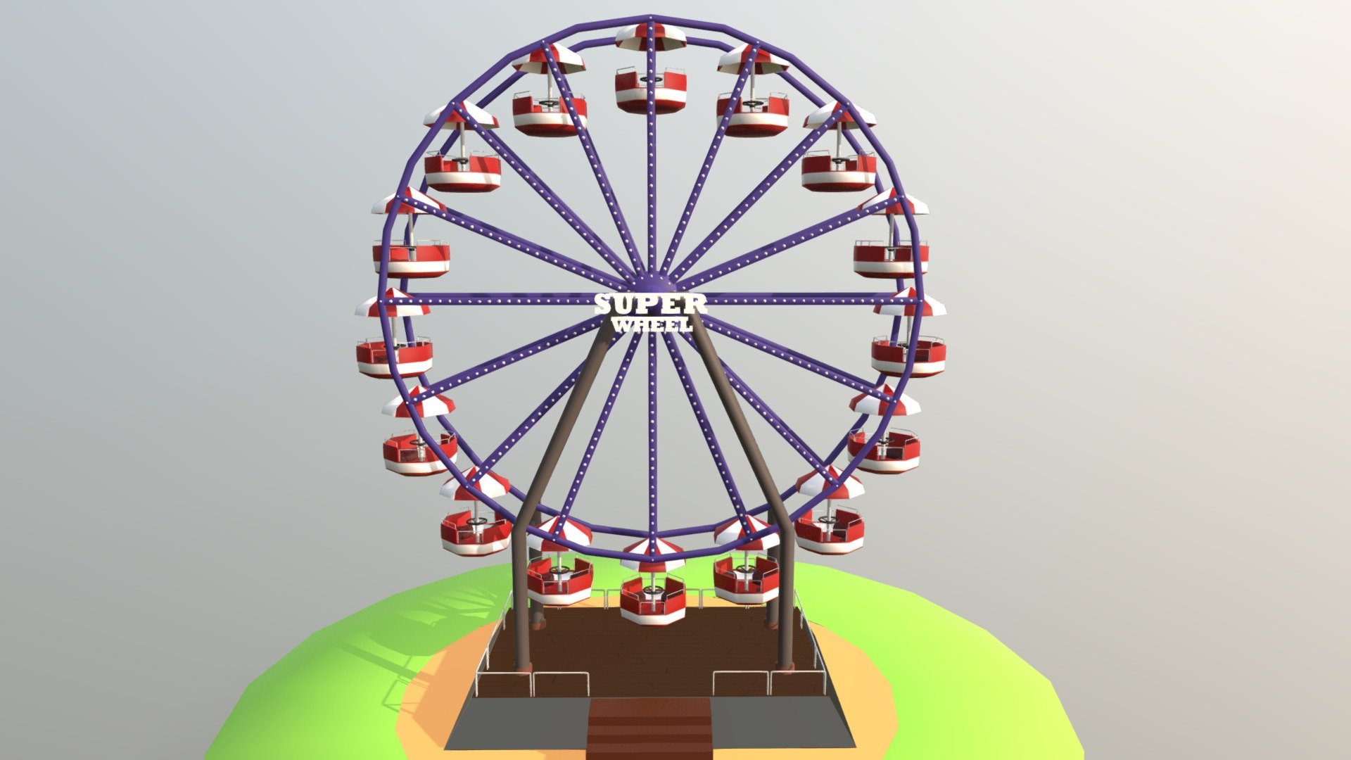 Ferris Wheel 3d model