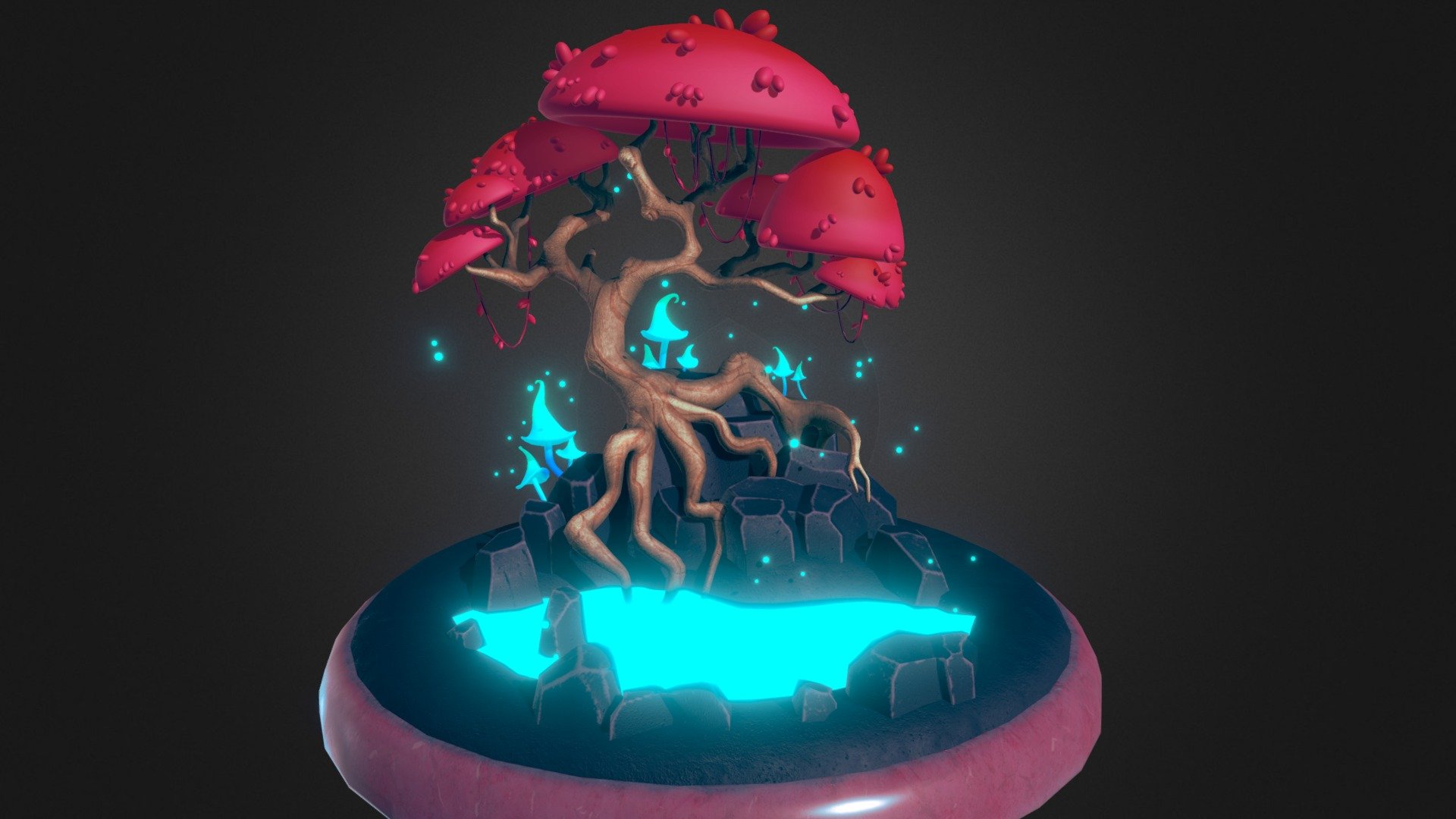 Fantasy Tree 3d model