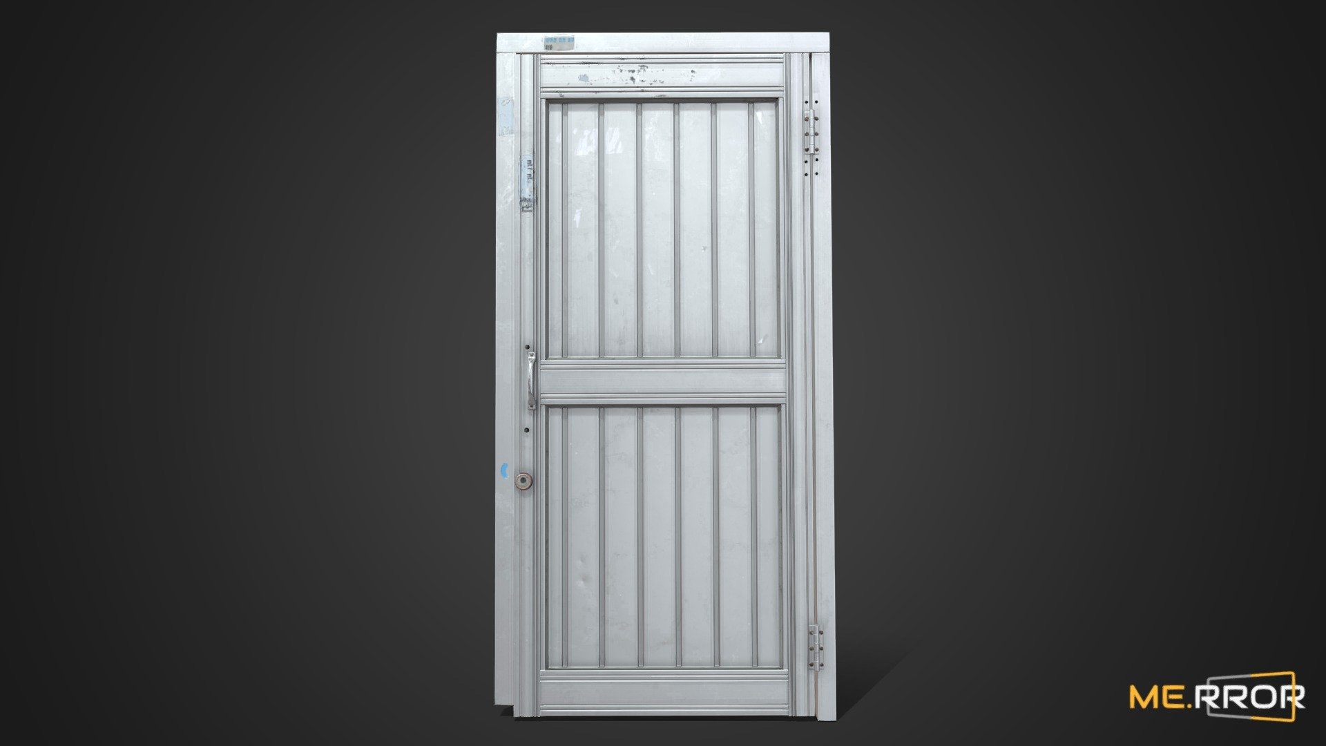 [Game-Ready] Old Metal Door 03 3d model