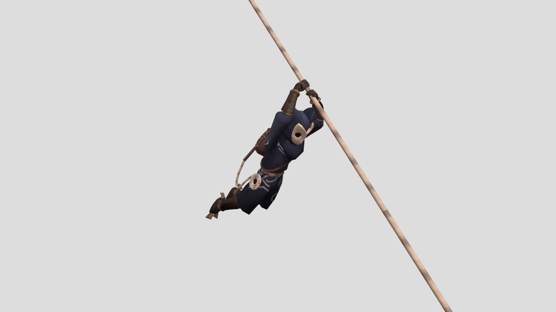 Owl Zip Line 3d model