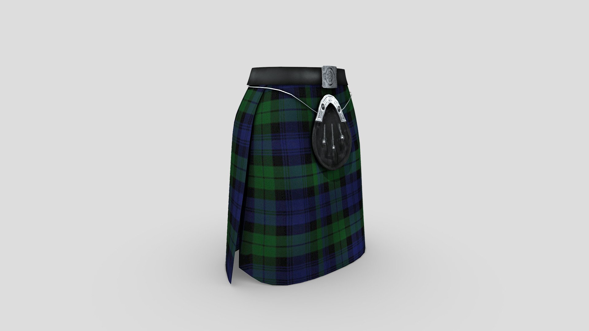 Male Kilt 3d model