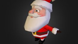 Super low Poly Santa