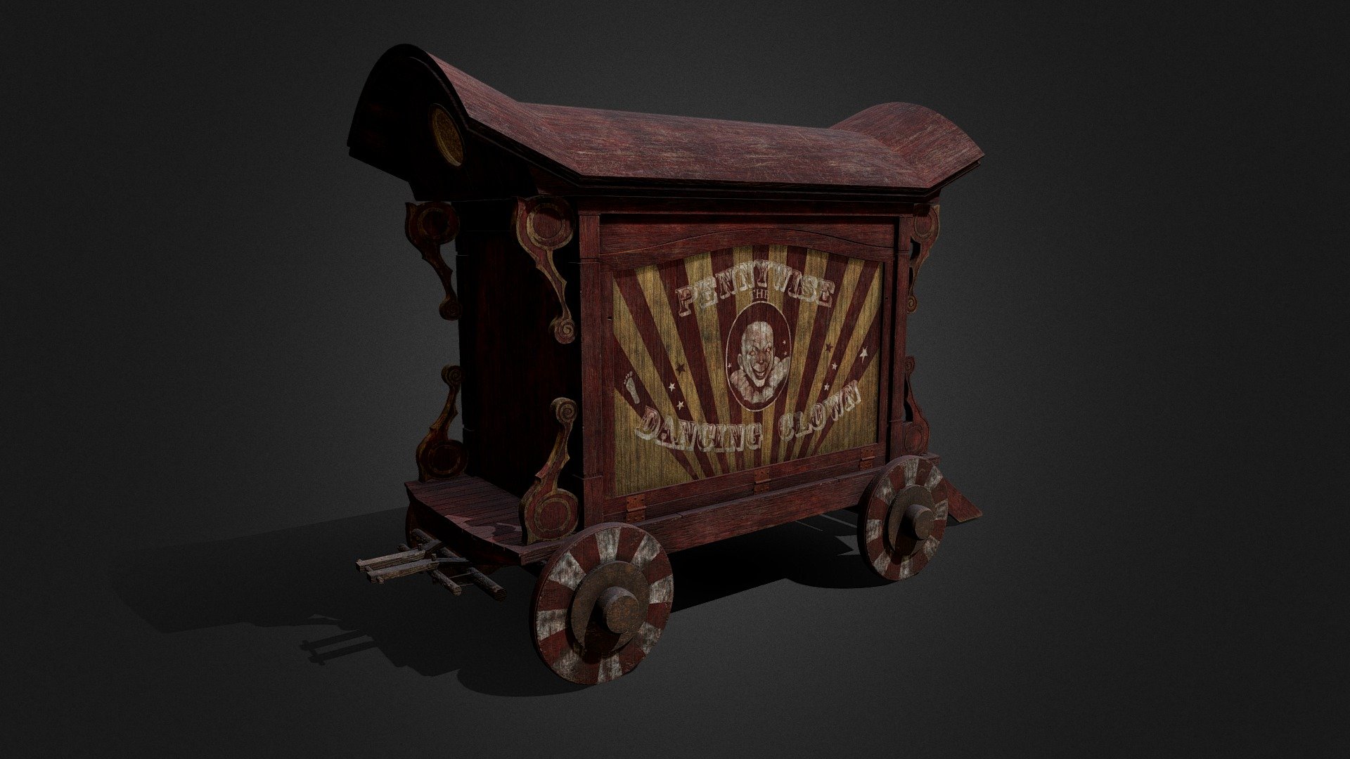 Pennywises Wagon 3d model