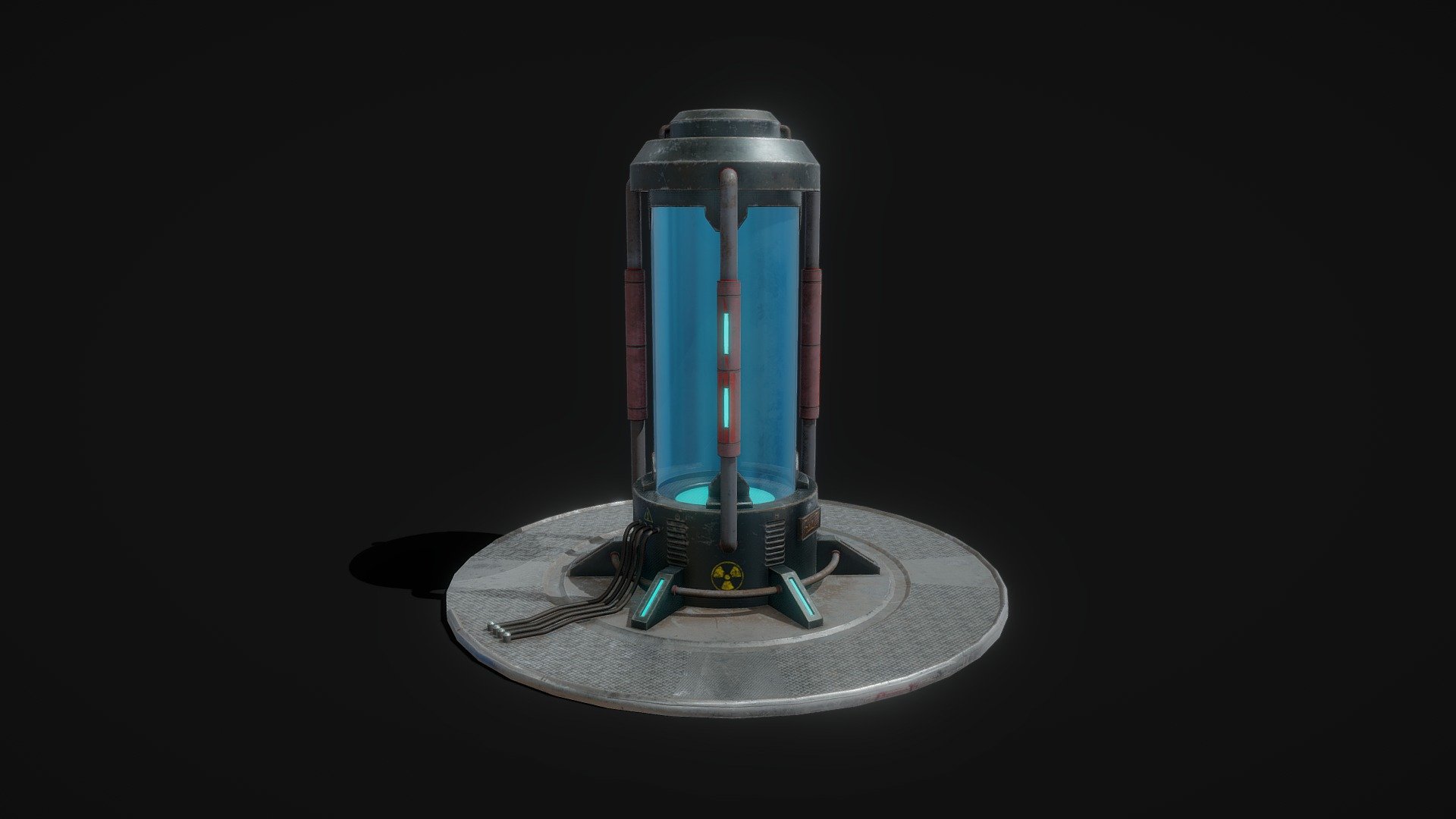 Sci-Fi Capsule 3d model