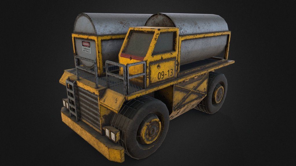 HL2 Beta "Air Exchange" Truck, Remade 3d model