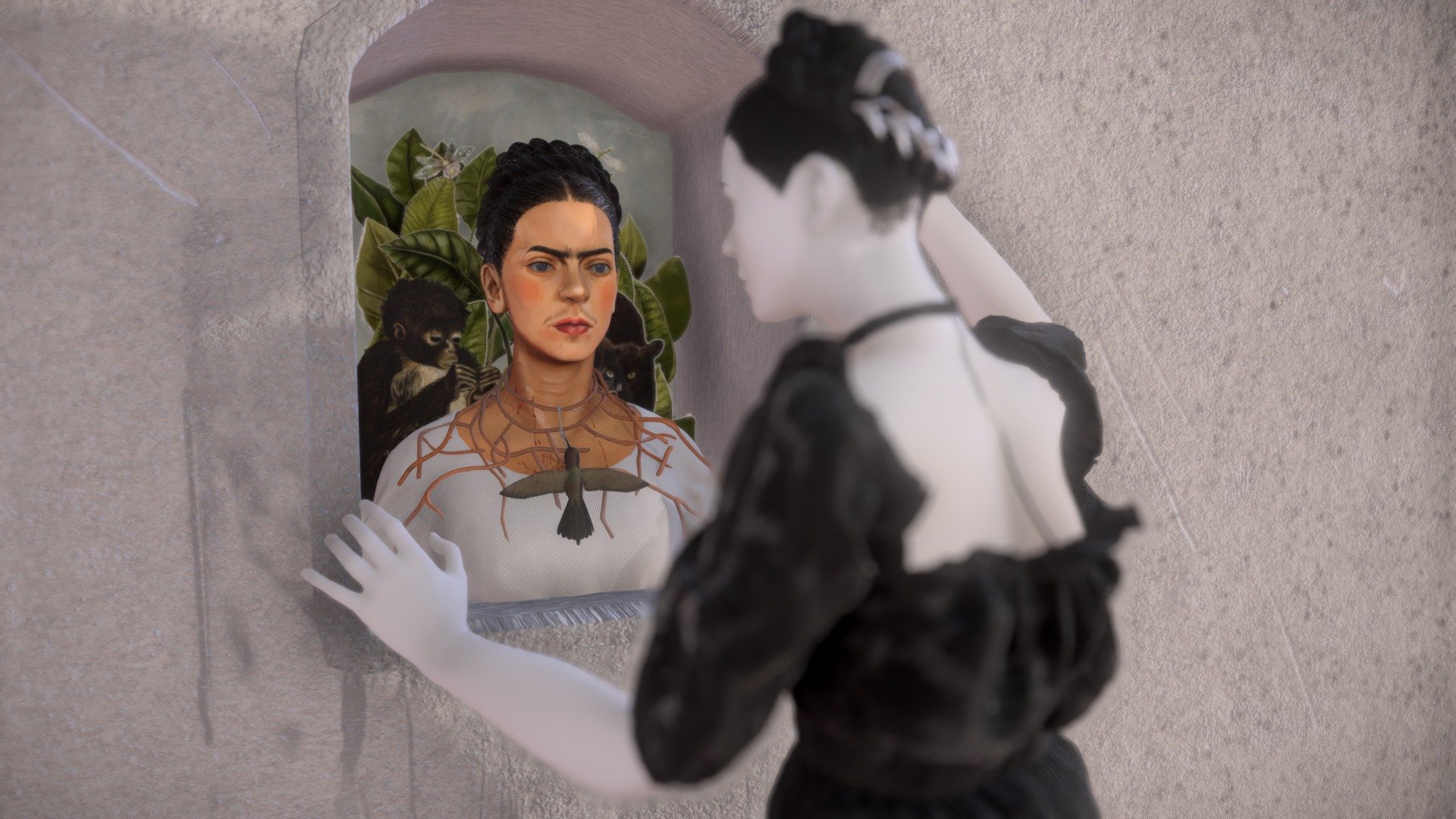 Frida Kahlo 3d model