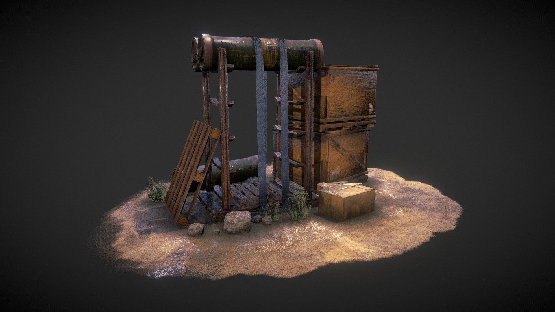 In Game Assets 3d model