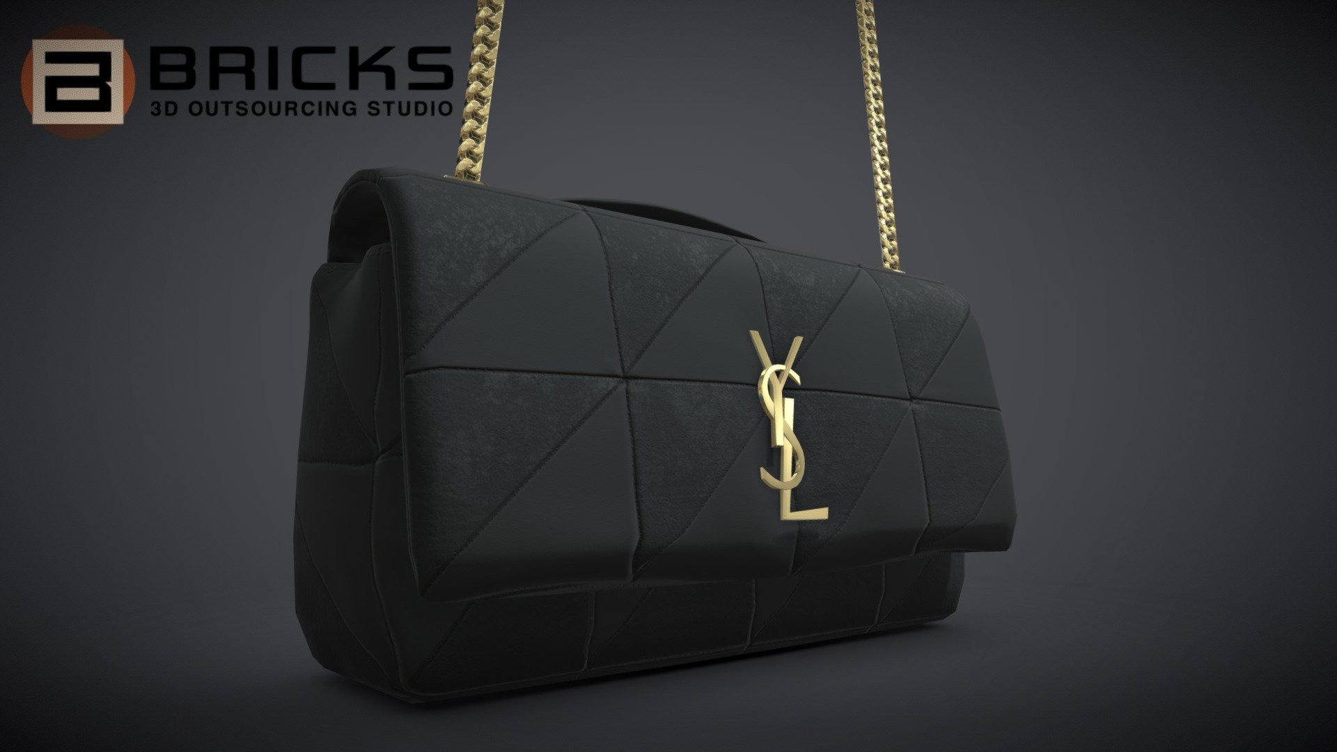 YSL Bag 3d model