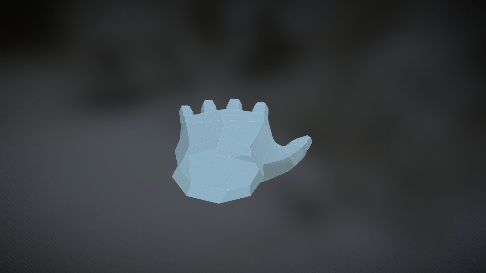 Base Hand 3d model