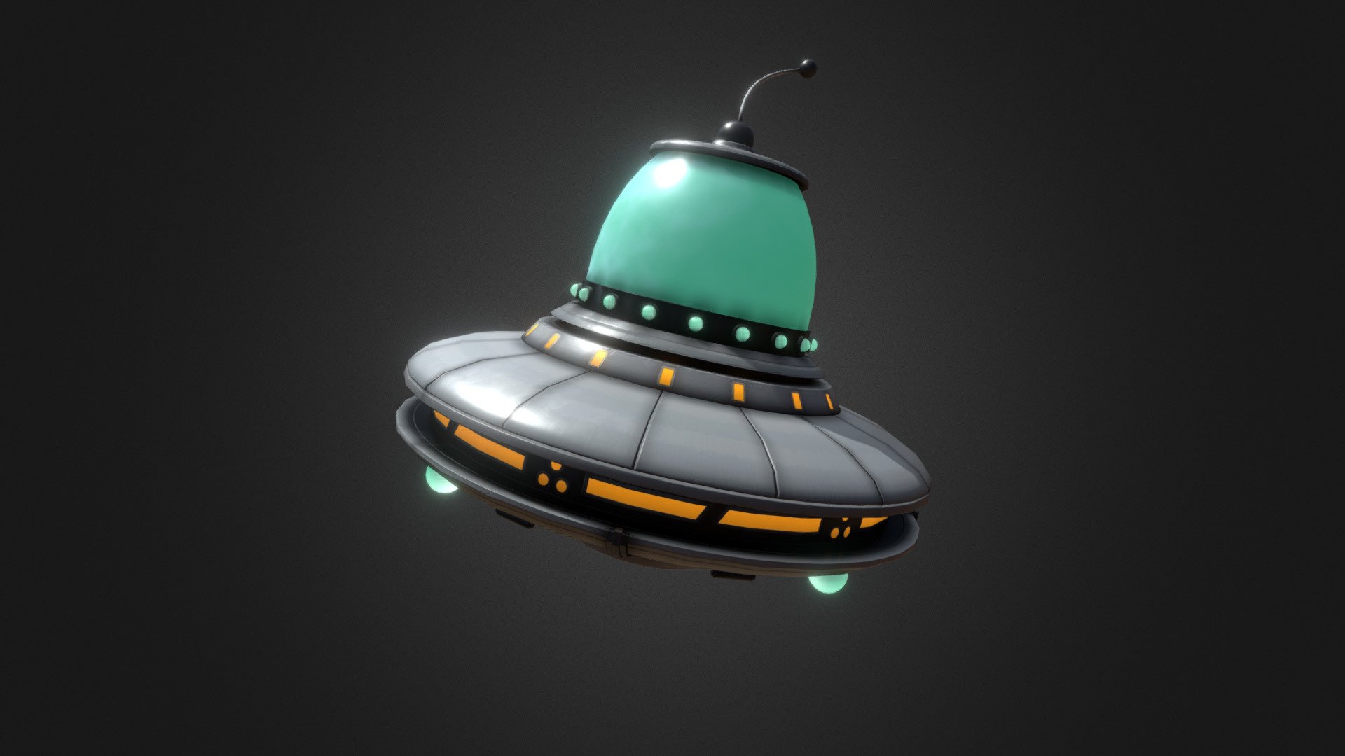 Strange Visitor 3d model