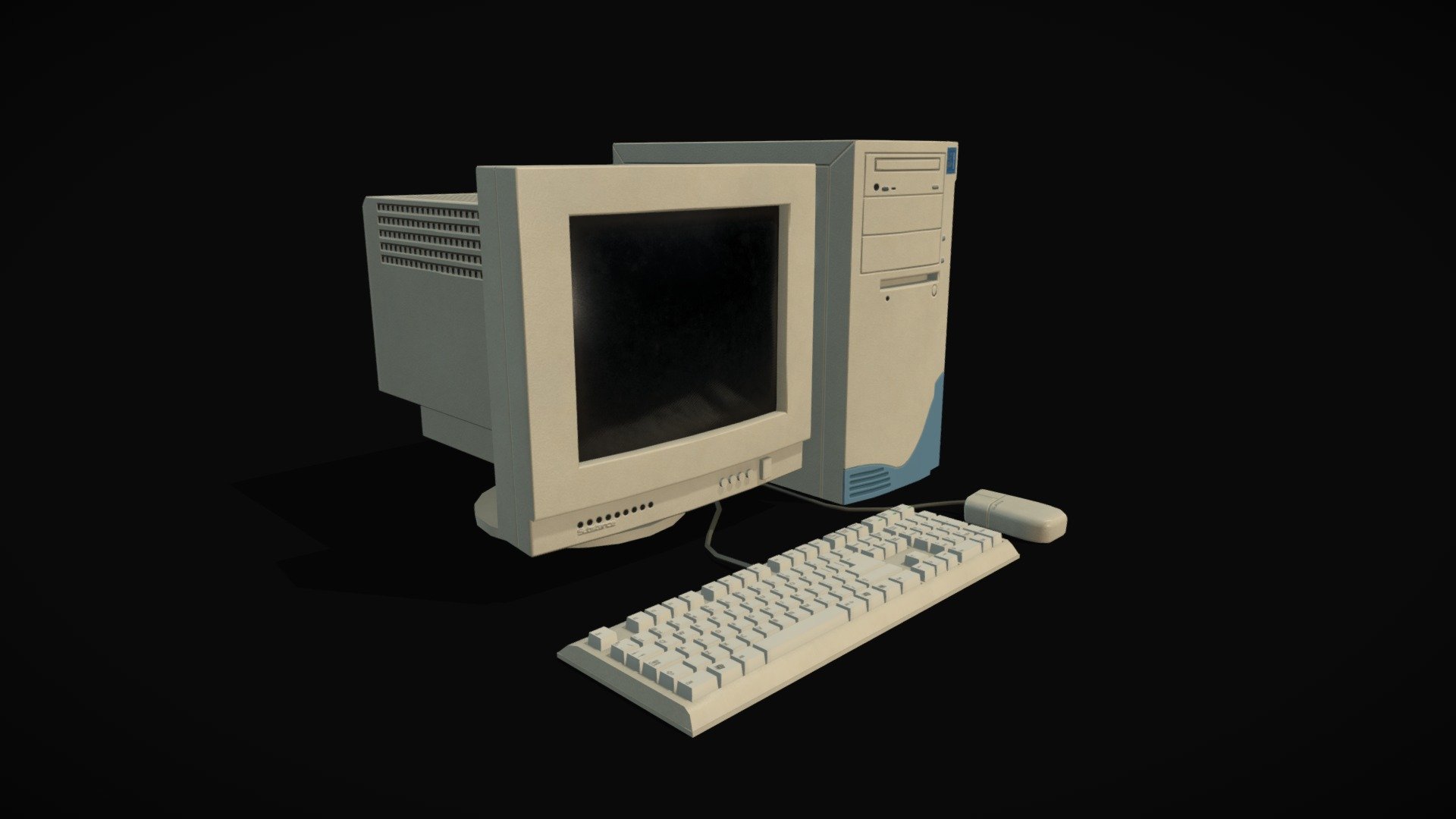 Computer 3d model