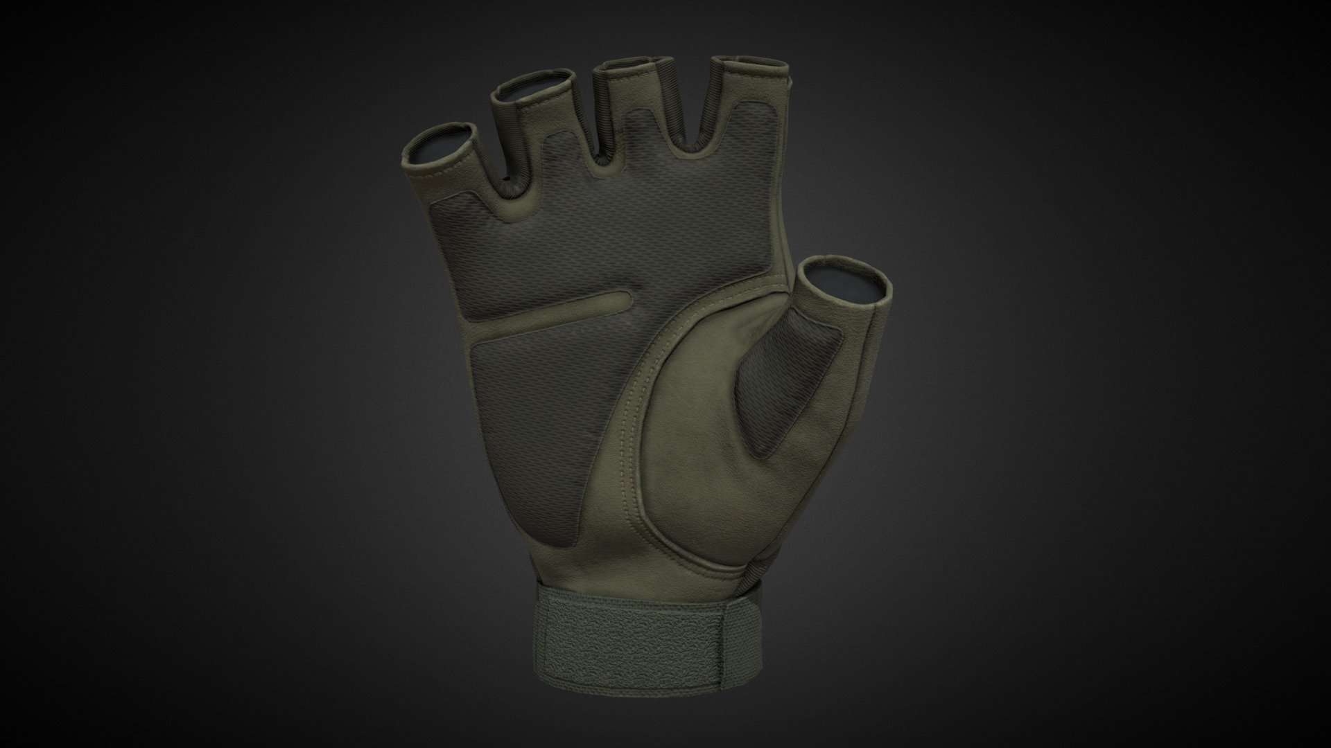 Tactical Gloves 3d model