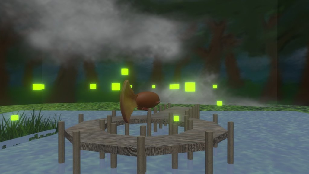 Pond 3d model