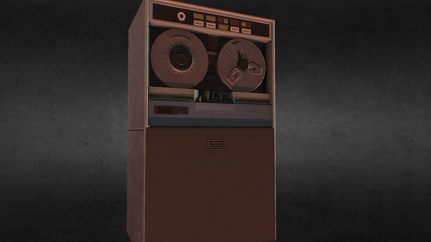 IBM 7330 Magnetic Tape Storage 3d model