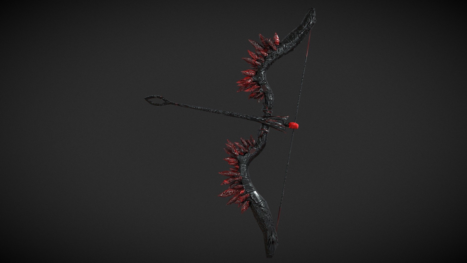 Helheim Underworld Bow 3d model