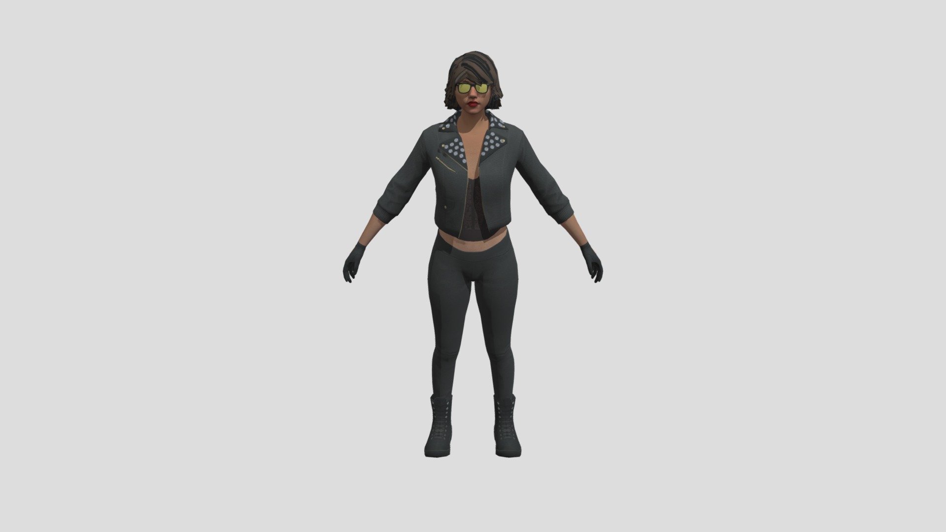 female-character-gtav 3d model