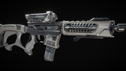 Sci-Fi Assault Rifle