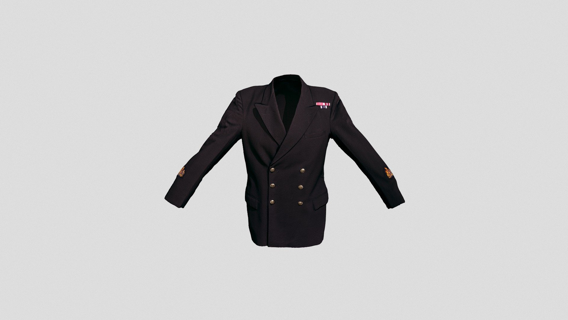 Naval Uniform Jacket 3d model