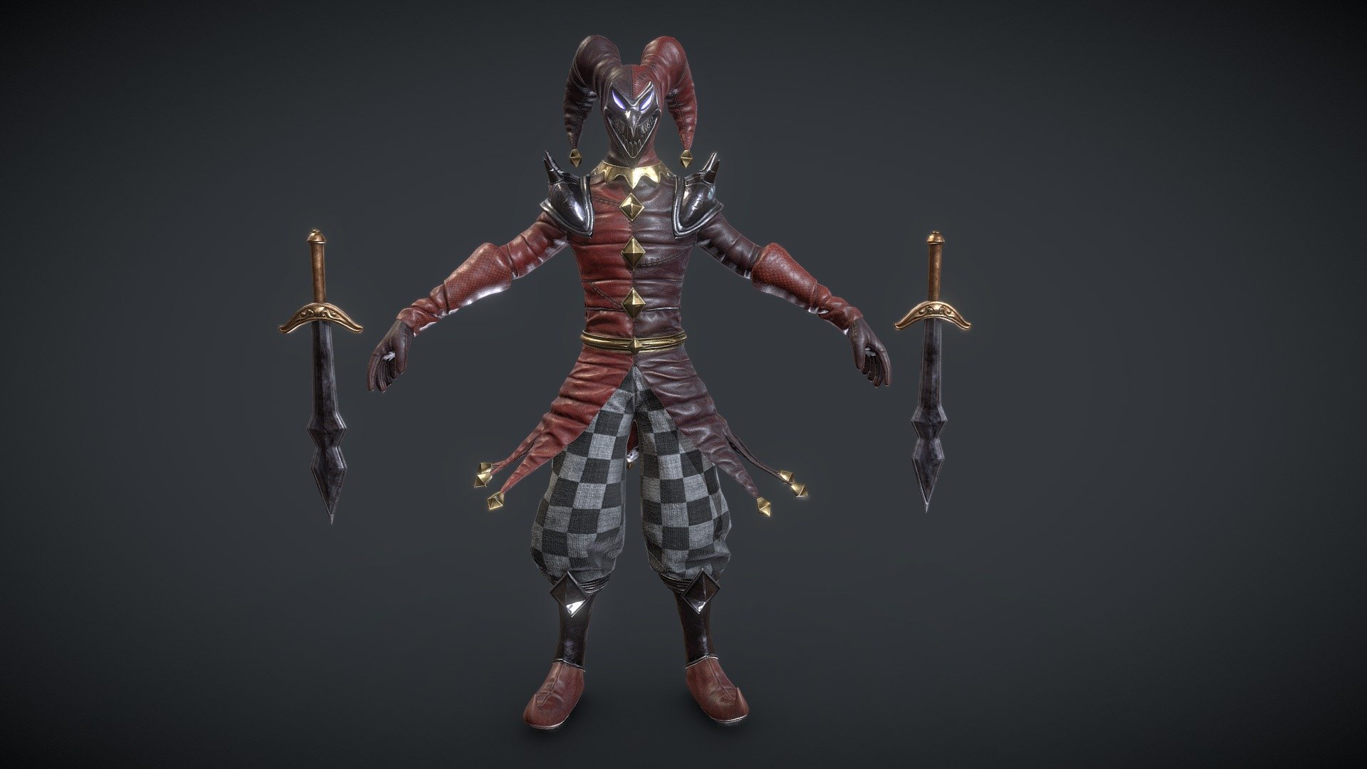 League of Legends——the Demon Jester Shaco 3d model