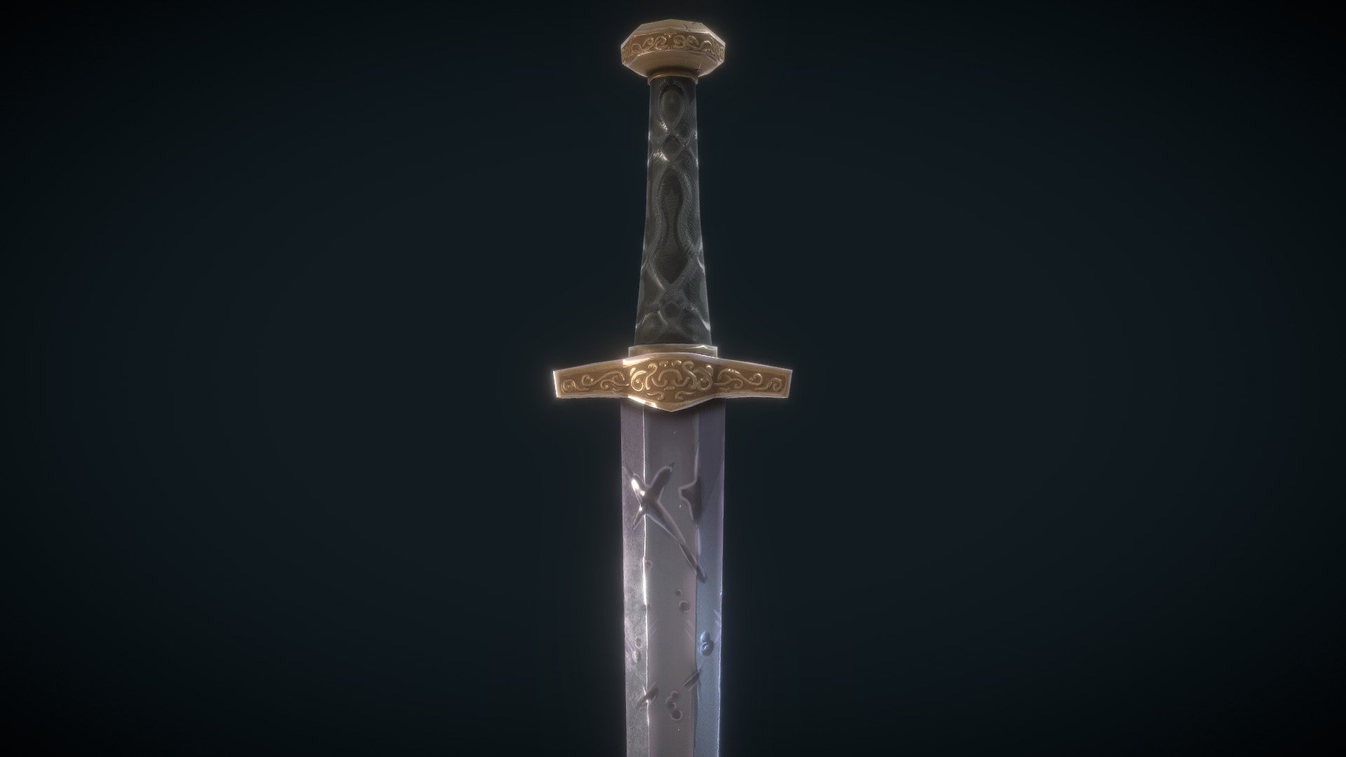 Viking sword 3d model