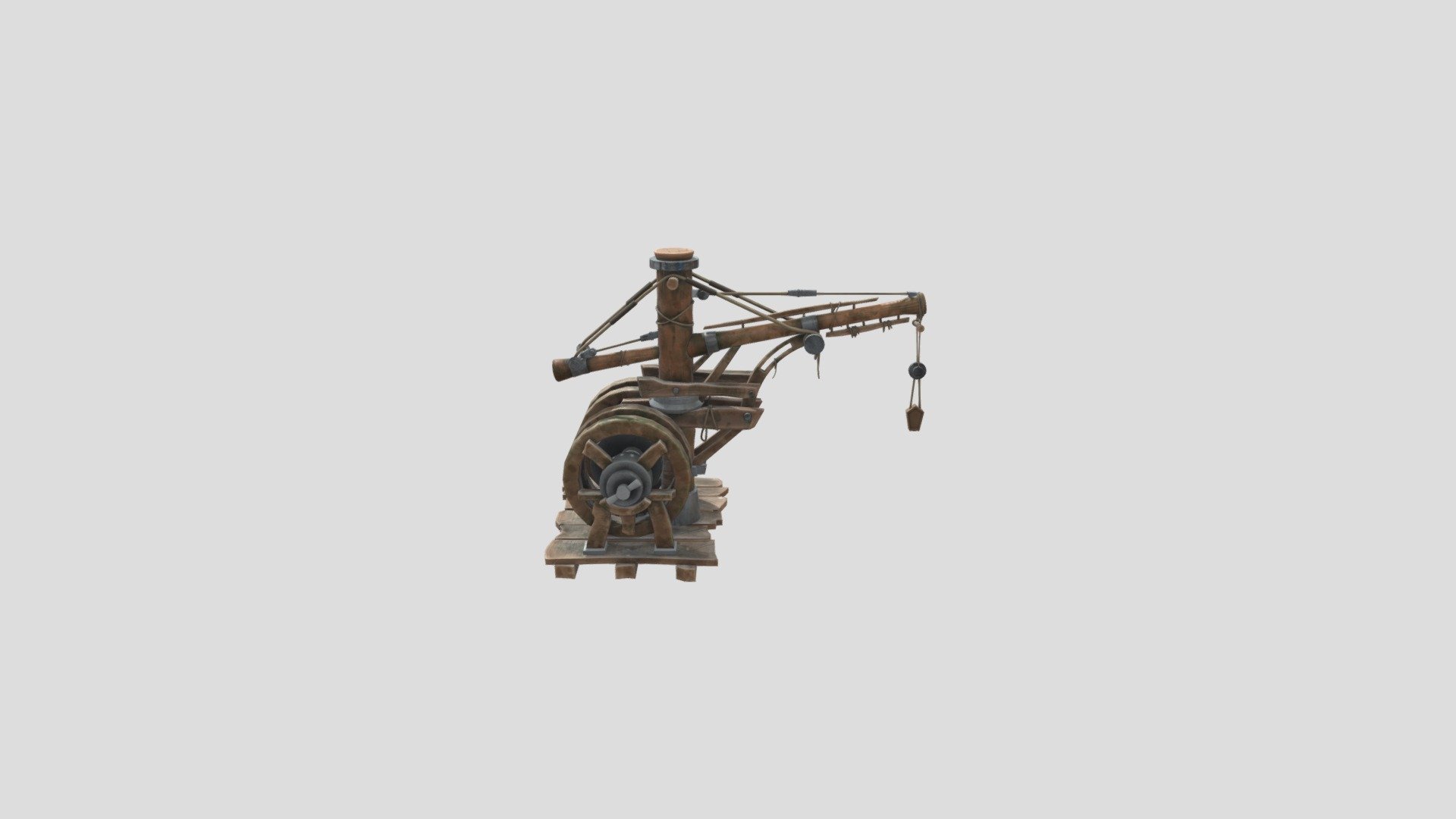 Stylized Crane 3d model