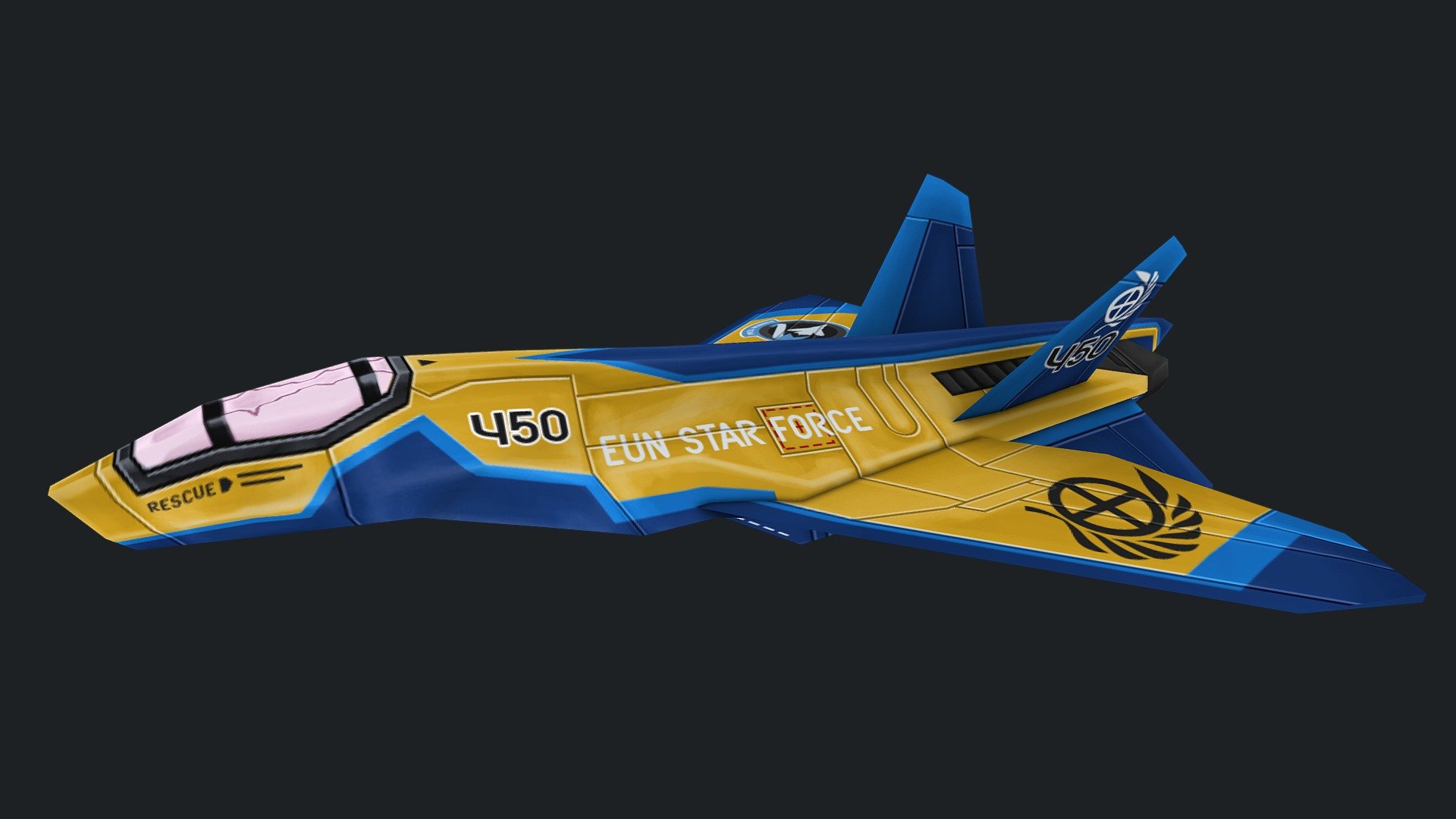 EUN Ribbon Team 3d model