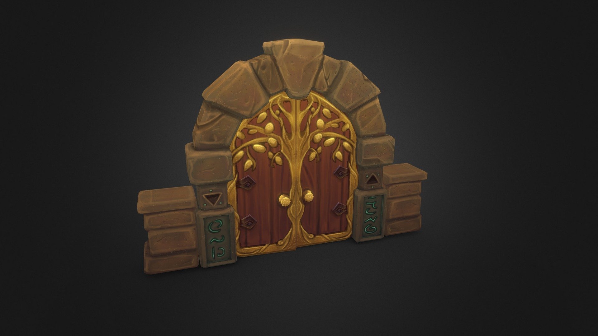 Garden Gate 3d model