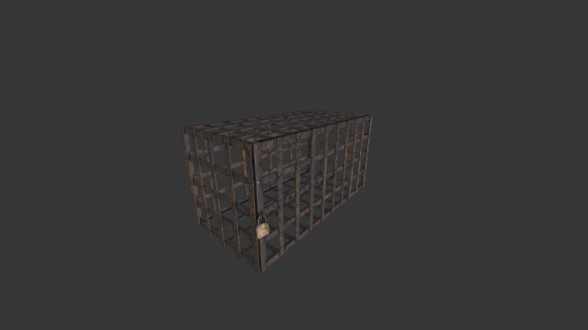 Cage Pbr 3d model