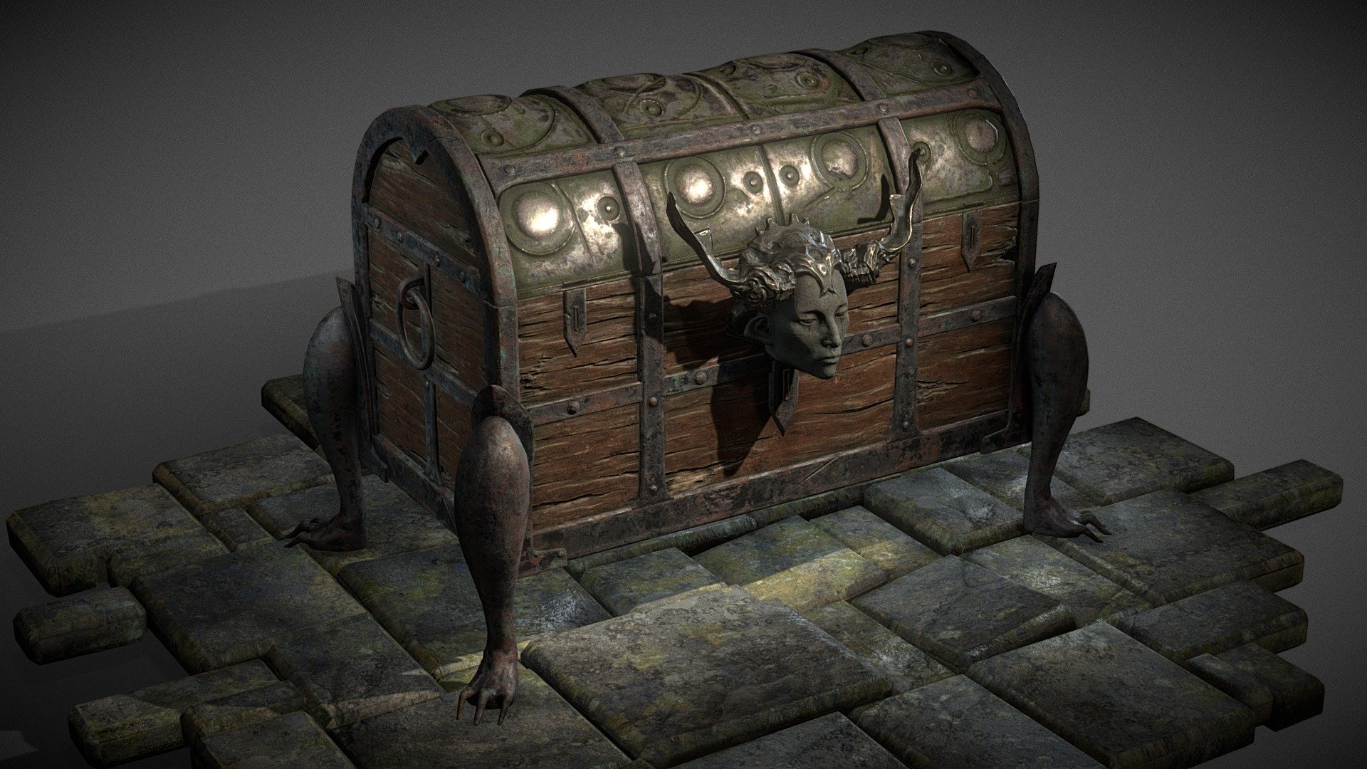 Diablo 4_Treasure_Box 3d model