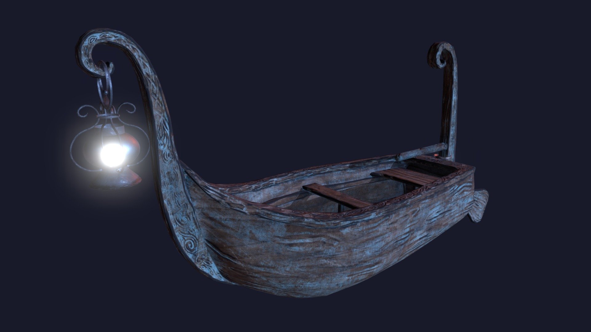 A boat (object №3) 3d model