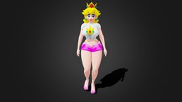 Princess Peach Casual Attire