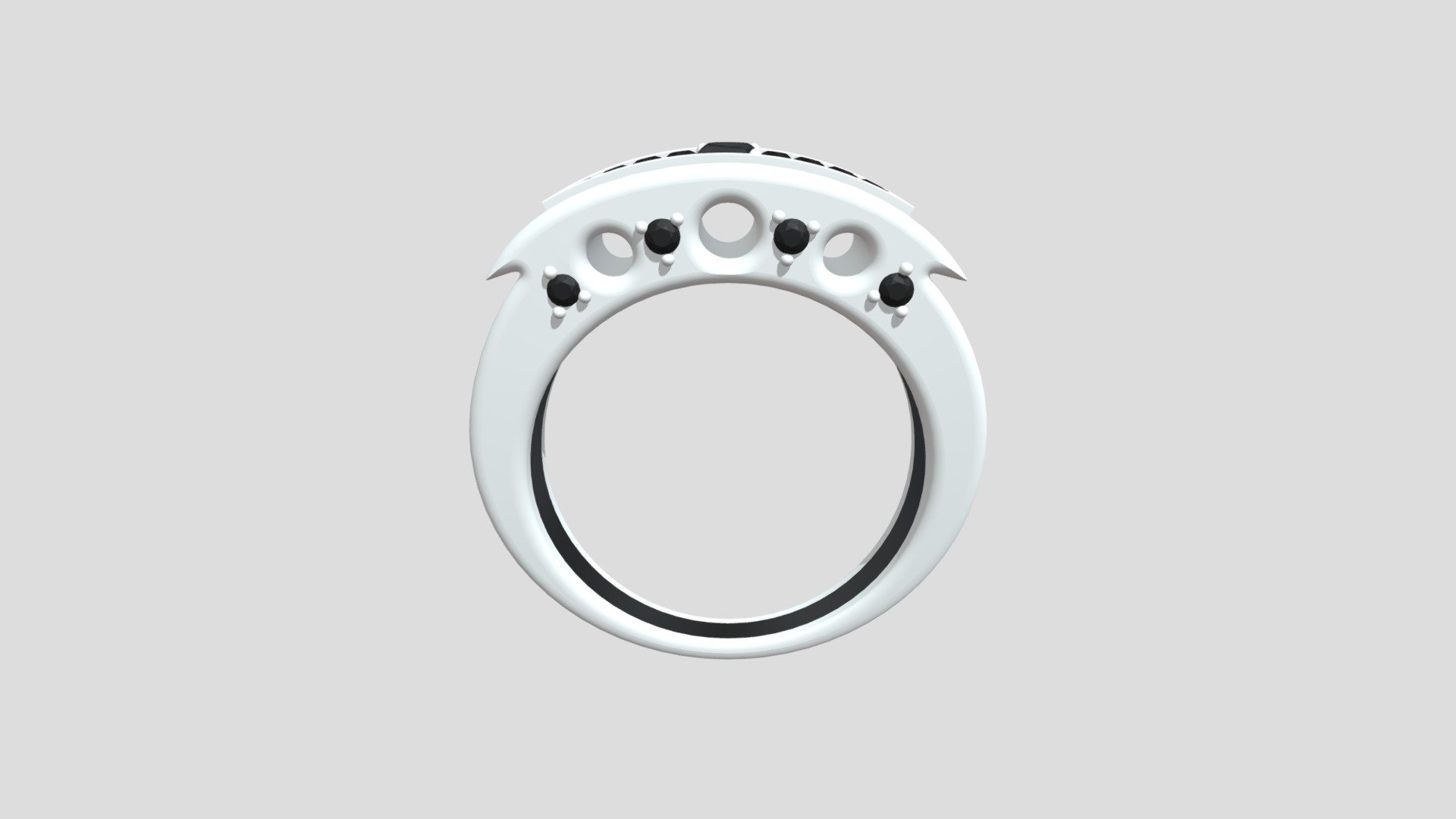 Ring Brass Knuckles 3d model