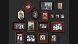 Wooden frames for old photos