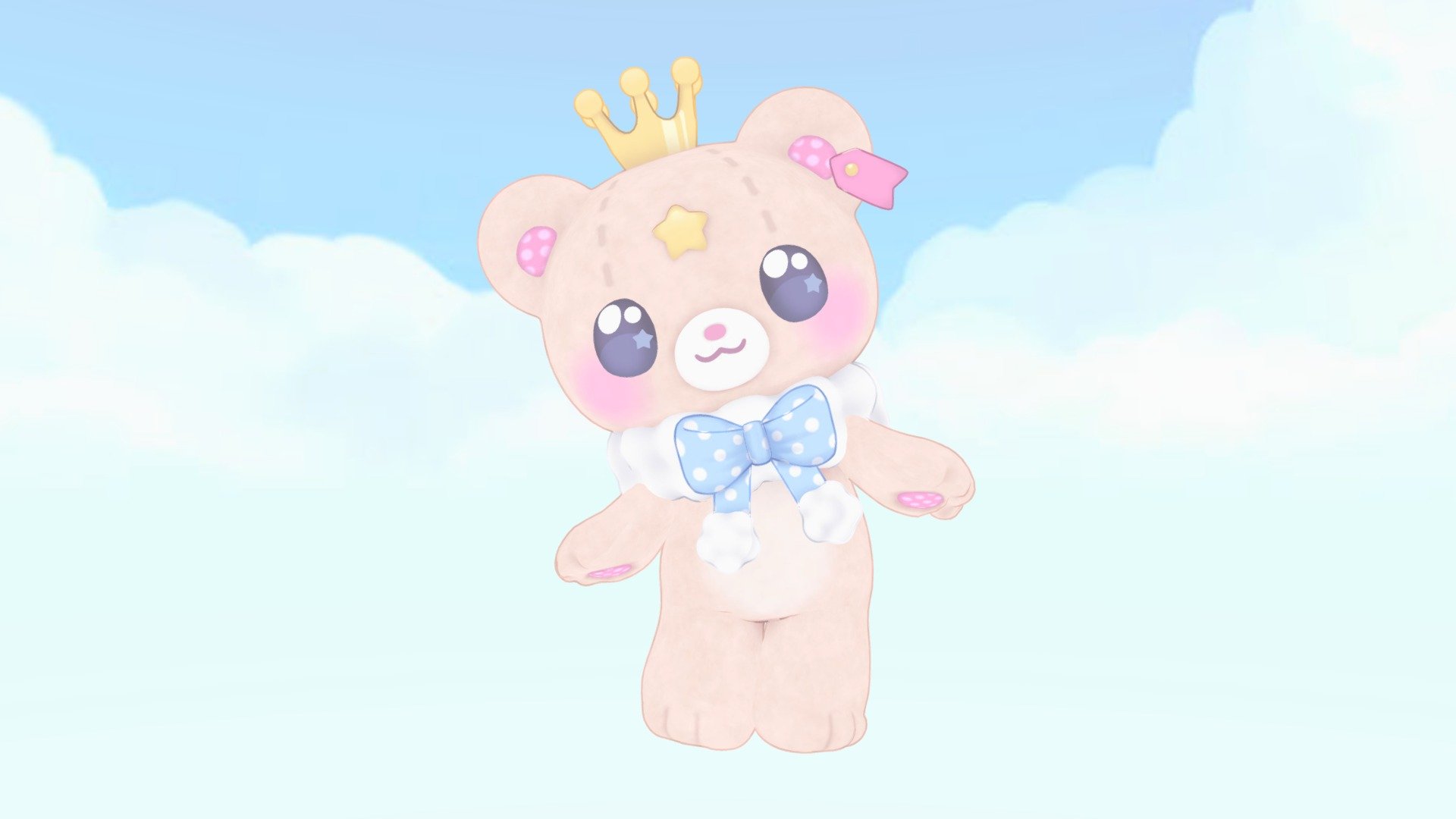 Hoshis Teddy Bear 3d model