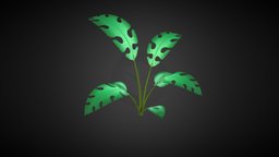 Stylized Fern Plant