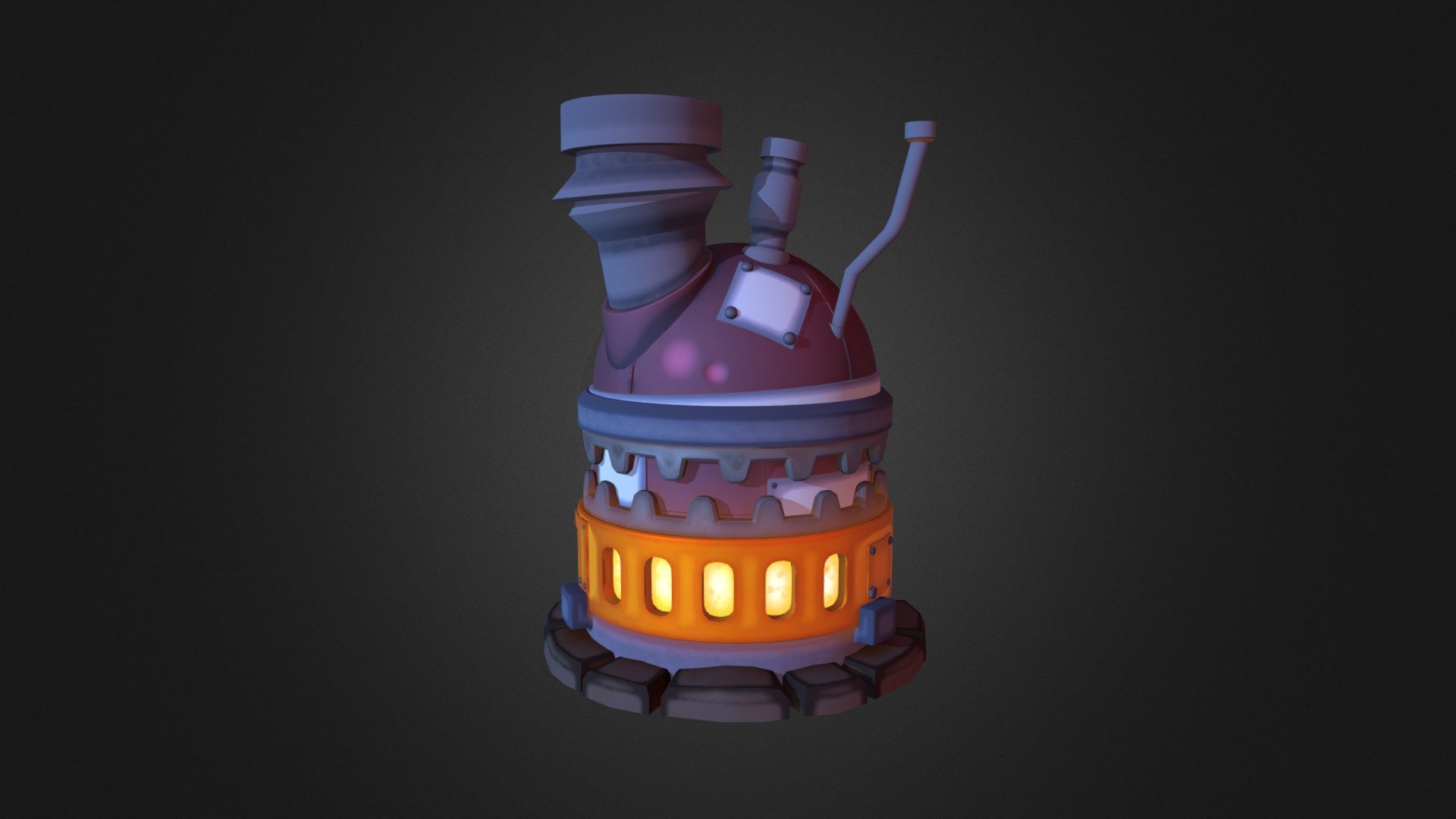 Coal Generator 3d model