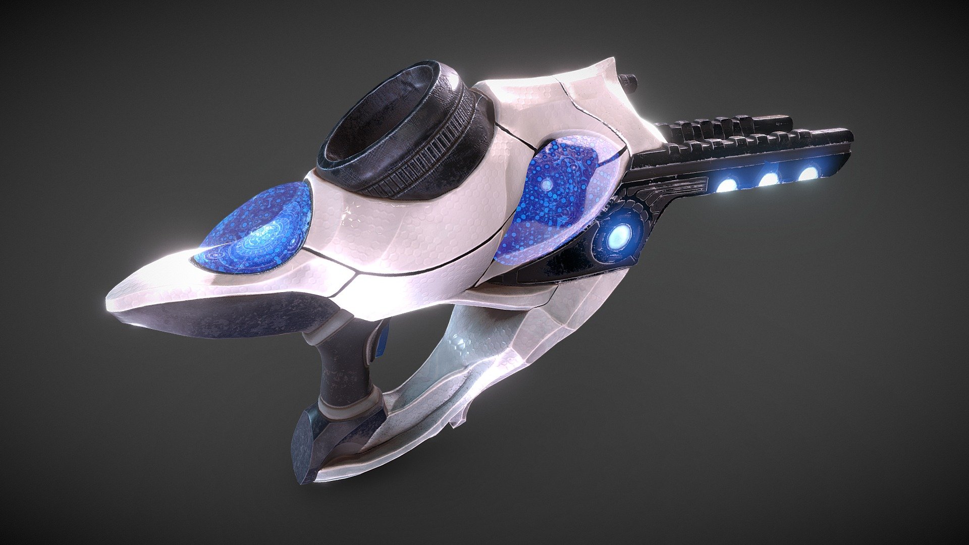 Plasma Pistol 3d model