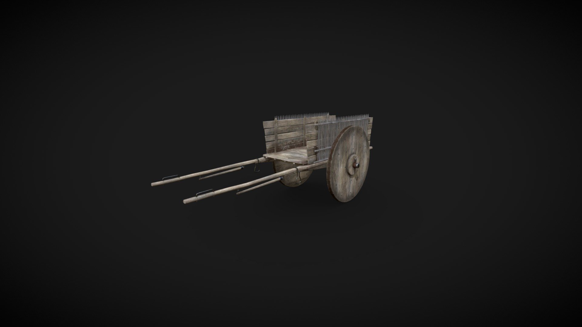 Medieval Cart 3d model