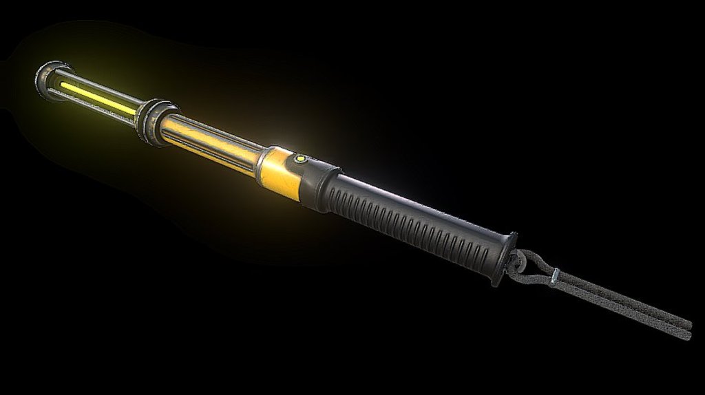 Electric Baton 3d model