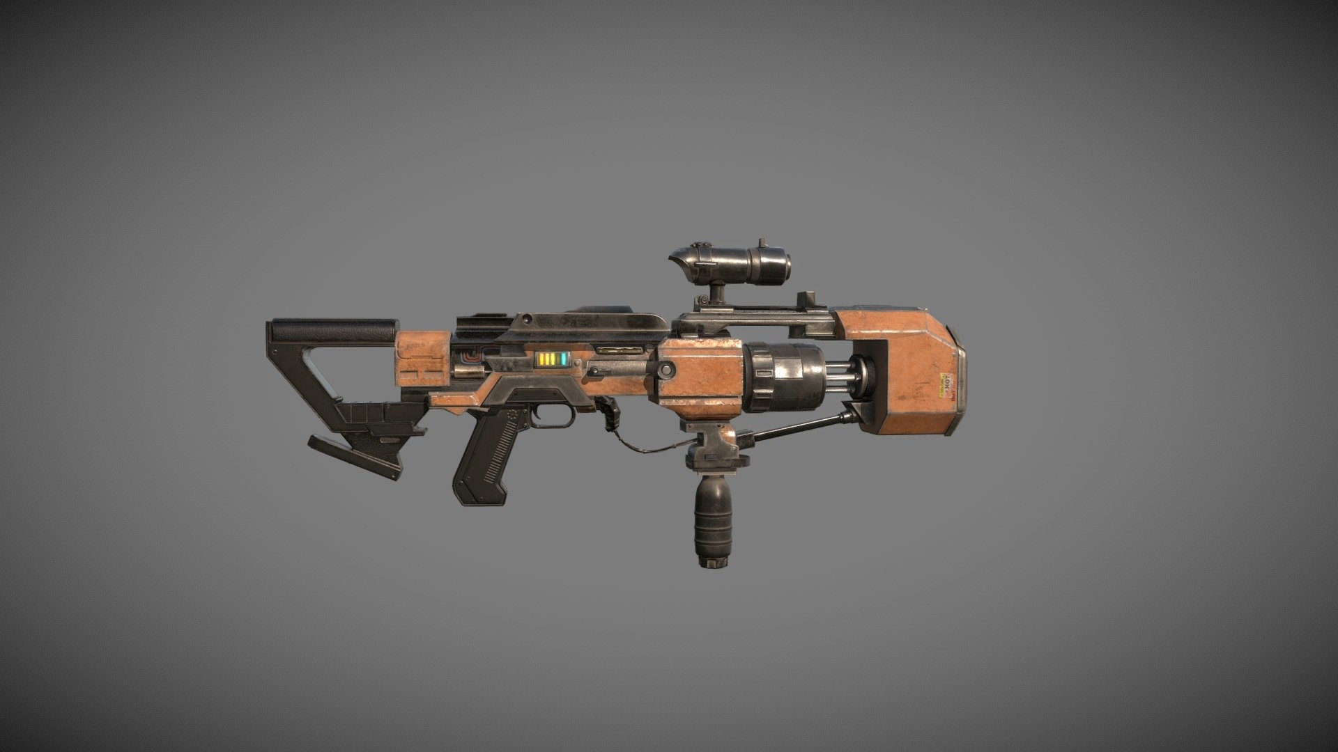 Modified Laser Gun 3d model