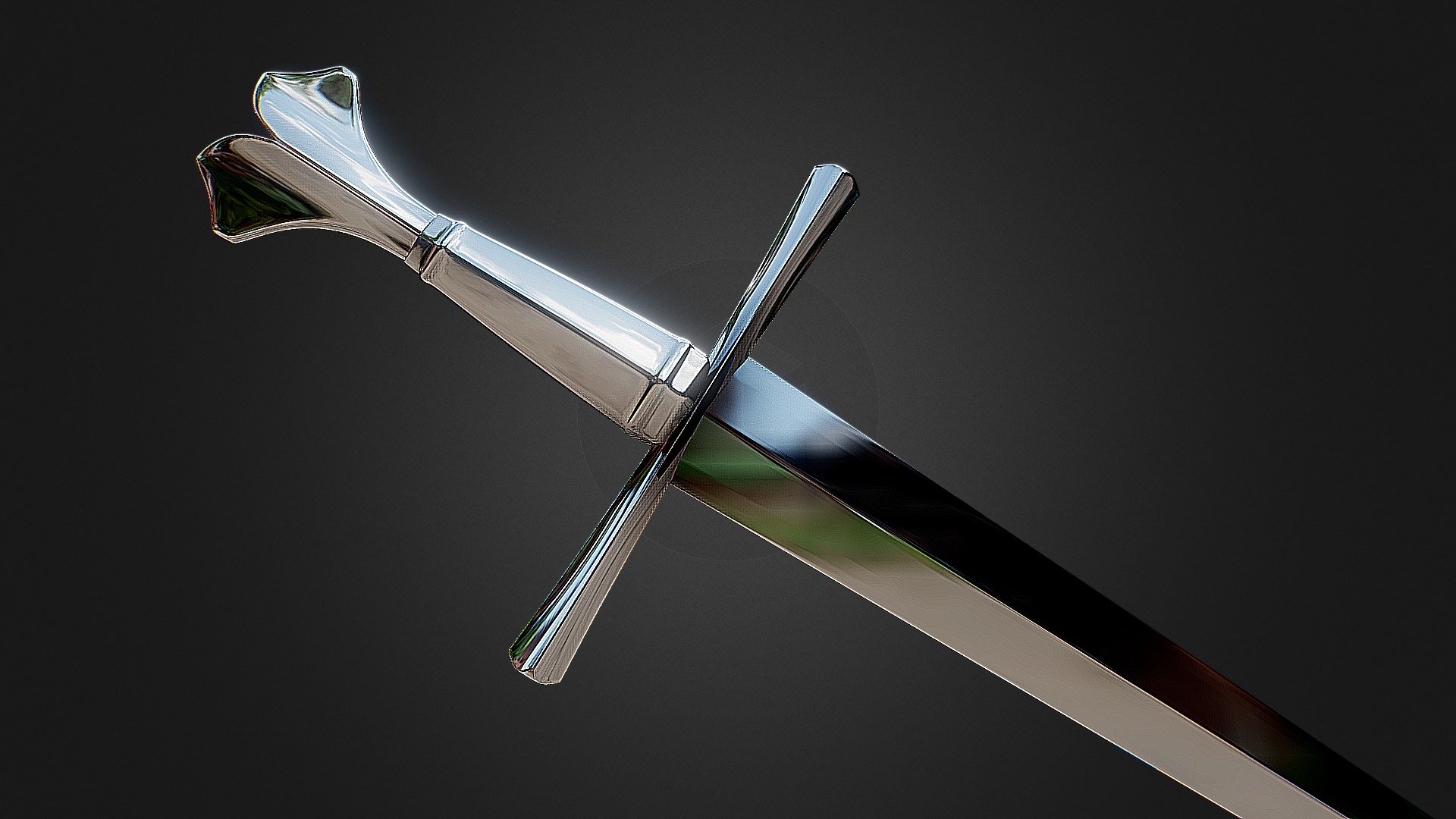 Sword 312 Estoc 3d model