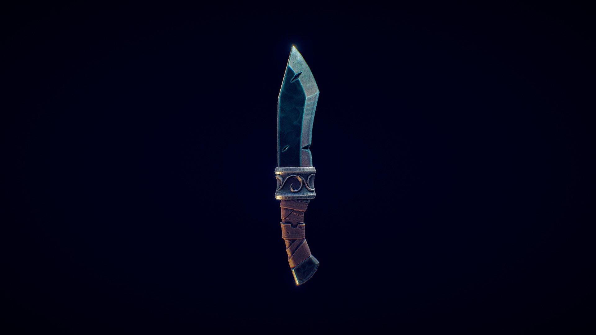 Stylized Knife 3d model